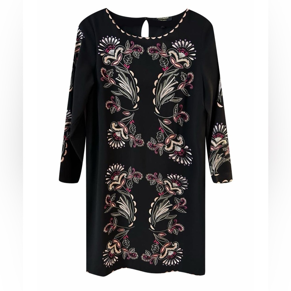 Juicy Couture Floral Embroidered Mini Dress Size 2 - Picture 10 of 10